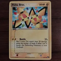 Pichu Bros PoP Series 3 Non-Holo Pokemon Card MP - Image 1