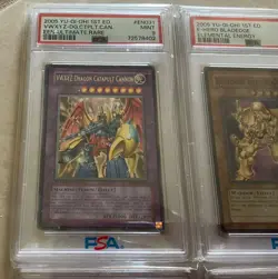 Yugioh! PSA 9 VWXYZ Dragon Catapult Cannon Ultra Rare EN031 plus 5 more cards 💲 - Image 2