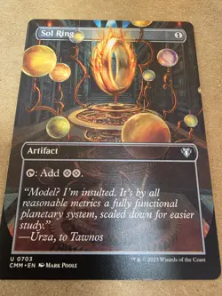 Sol Ring - (Borderless) Commander Masters Regular - Mtg - Image 1