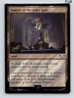 MTG Temple of the False God U Universes Beyond: Warhammer 40,000 300 NM - Image 1