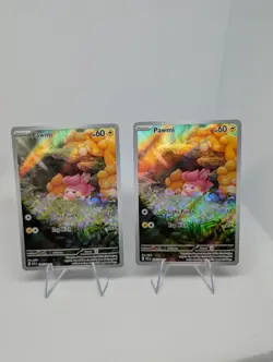 Pawmi 226/091 Paldean Fates Illustration Rare Pokemon 2024 TCG Card - NM - Image 4