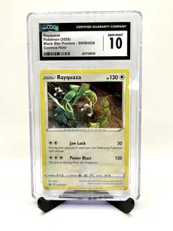 Gem Mint 10 - Rayquaza Sword & Shield Promo Cards Holo - SWSH029 - CGC 10 - Image 1