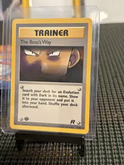 The Boss's Way 73/82 Team Rocket Regular First Edition Pokemon Card - Image 1