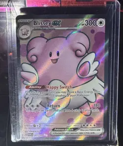 Blissey ex 201/167 Full Art Twilight Masquerade Pokemon Card Near Mint - Image 2