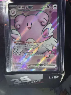 Blissey ex 201/167 Full Art Twilight Masquerade Pokemon Card Near Mint - Image 3