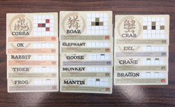 Lot of 14 Onitama Game Cards Onitama Game 14 Cards - Image 1