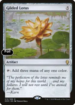 Gilded Lotus [Promo Pack: Core Set 2020] NM Foil - Magic - Image 1