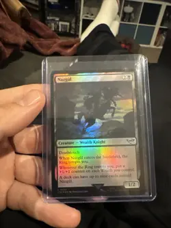 Nazgul Foil Card Lord of the Rings LOTR MTG Magic the Gathering #332 - Image 1