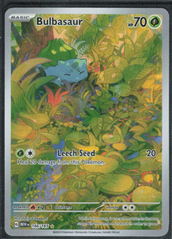 2023 Bulbasaur 166/165 166 Scarlet & Violet 151 Holo Pokemon NM/Mint - Image 1