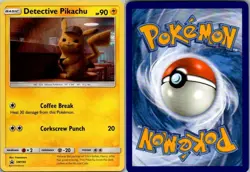 Detective Pikachu - SM190 Holo Promo Sun & Moon Promo Pokemon Holo Near Mint - Image 1