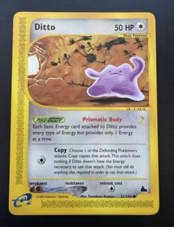 The Pokemon Company Ditto 51/144 Skyridge Common Regular English Basic 50 HP - Image 1