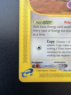 The Pokemon Company Ditto 51/144 Skyridge Common Regular English Basic 50 HP - Image 3