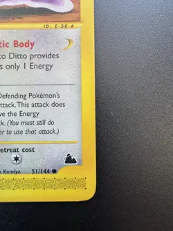 The Pokemon Company Ditto 51/144 Skyridge Common Regular English Basic 50 HP - Image 4