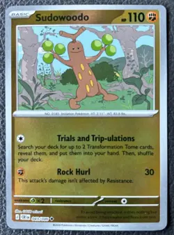 Sudowoodo 043/086 Chaos Rising Reverse Holo Pokemon TCG - Image 1