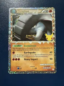 Donphan (Prime) 107/123 Holo - Pokemon Celebrations: Classic Collection NM - Image 1