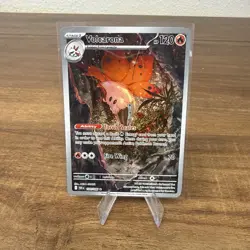 2025 Pokemon Black Bolt Volcarona Illustration Rare #100/086 - Image 1