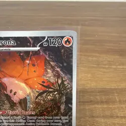 2025 Pokemon Black Bolt Volcarona Illustration Rare #100/086 - Image 3