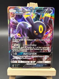 Umbreon GX - 80/149 - Ultra Rare - Sun & Moon Base - Pokemon Card - NM - Image 1