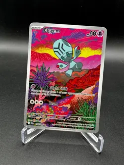 Elgyem 120/086 SV: Black Bolt Holo Illustration Rare Pokemon TCG Card NM - Image 1