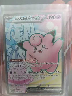 Lillie's Clefairy ex 173/159 Sv09 - Journey Together Holo Ultra Rare Pokemon TCG - Image 1