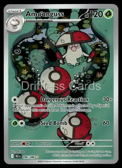 Amoonguss 096/086 Holo Illustration Rare Black Bolt Pokemon Holo NM/M - Image 1