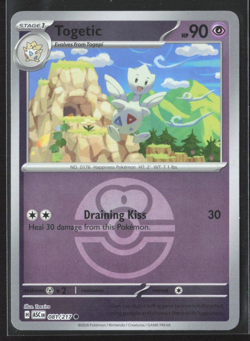 081/217 Togetic - Ascended Heroes - Reverse Holo Love Poke Ball NM Pokemon - Image 1
