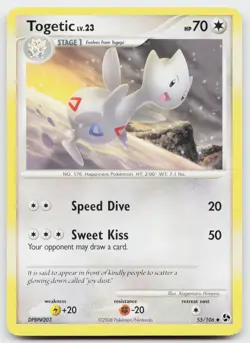 Togetic 55/106 Uncommon Great Encounters Pokemon Near Mint - Image 1