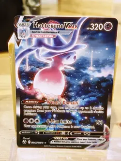 Pokemon TCG Hatterene VMAX GG47/GG70 NM Crown Zenith Ultra Rare - Image 1