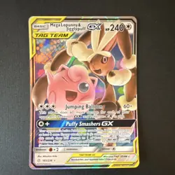 The Pokemon Company Mega Lopunny & Jigglypuff GX 165/236 Holo Ultra Rare EN - Image 1