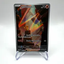 Charmander 168/165 SV 151 IR Holo Full Art ENG 70 HP Basic - Image 1