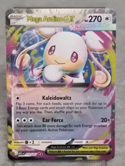 Mega Audino ex 172/217 Double Rare Holo Pokemon TCG Ascended Heroes ASC - Image 1