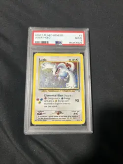 Pokemon Neo Genesis Holo Rare Lugia 9/111 PSA 2 - Image 1