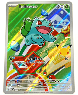 Pokemon First Partner Series 1 - Bulbasaur - Black Star Promo - NM - MEP 037 - Image 1