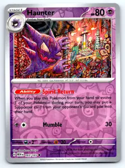 Pokemon Haunter SV: Scarlet & Violet 151 MEW Reverse Holofoil 093/165 NM - Image 1