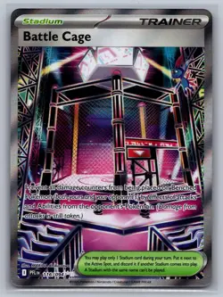 Battle Cage 116/094 Ultra Rare Phantasmal Flames Pokemon Holo Near Mint - Image 1