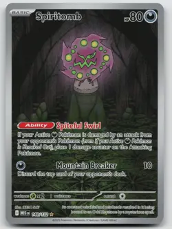 Spiritomb 148/132 Holo Mega Evolution Pokemon NM - Image 1
