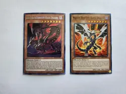 Red-Eyes Alternative Black Dragon, TN19, Prismatic, Limited. Malefic Red -Eyes. - Image 1