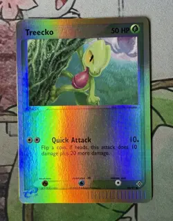 #2 Treecko 80/97 EX Dragon 2003 Reverse Holo Vintage E-Reader Pokemon Card NM - Image 1