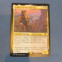 Wizards of the Coast Lotho, Corrupt Shirriff LTR 213 MTG Card ENG - Image 1