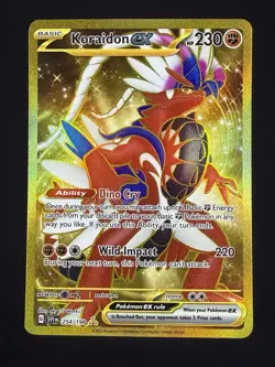 Koraidon Ex - 254/198 - Pokemon Scarlet Violet Base Secret Rare Card NM - Image 1