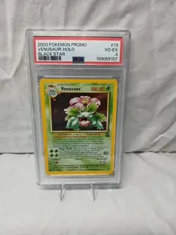 Pokemon 2000 Promo Venusaur Holo Black Star #13 Vg-Ex PSA 4 Vintage Rare Card!!! - Image 1