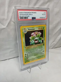 Pokemon 2000 Promo Venusaur Holo Black Star #13 Vg-Ex PSA 4 Vintage Rare Card!!! - Image 2