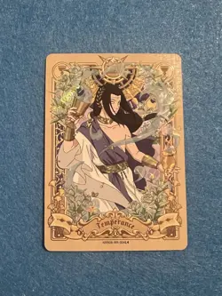 Kayou Naruto Tarot Temperance MR Card | Neji Hyuga NRB08-MR-004L4 - Image 1