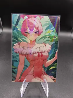 Homura Momiji Holographic Anime Collectible Trading Card - Image 1
