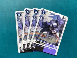 Dorugamon BT16-058 Playset Beginning Observer Digimon Card Game x4 - Image 1