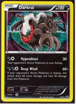 2014 Pokemon DARKRAI XY22 BLACK STAR RARE PROMO- HOLO -NM/LP (Excellent) D2 - Image 1