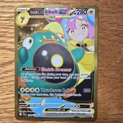 Iono's Bellibolt EX 188/159 Journey Together Hyper Rare Card Pokemon TCG - Image 1
