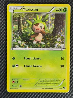 FRENCH MARISSON CHESPIN 002/012 HOLO MCDONALD'S PROMOS POKEMON MP 2013 - Image 1