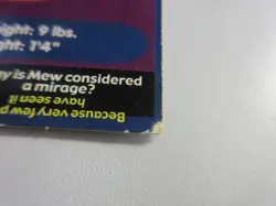 Mew PokeTrivia Burger King Pokemon Card LP - Image 2