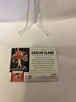 2025 Panini-Caitlin Clark Chronicled-No. 73 (Holo Foil) - Image 4